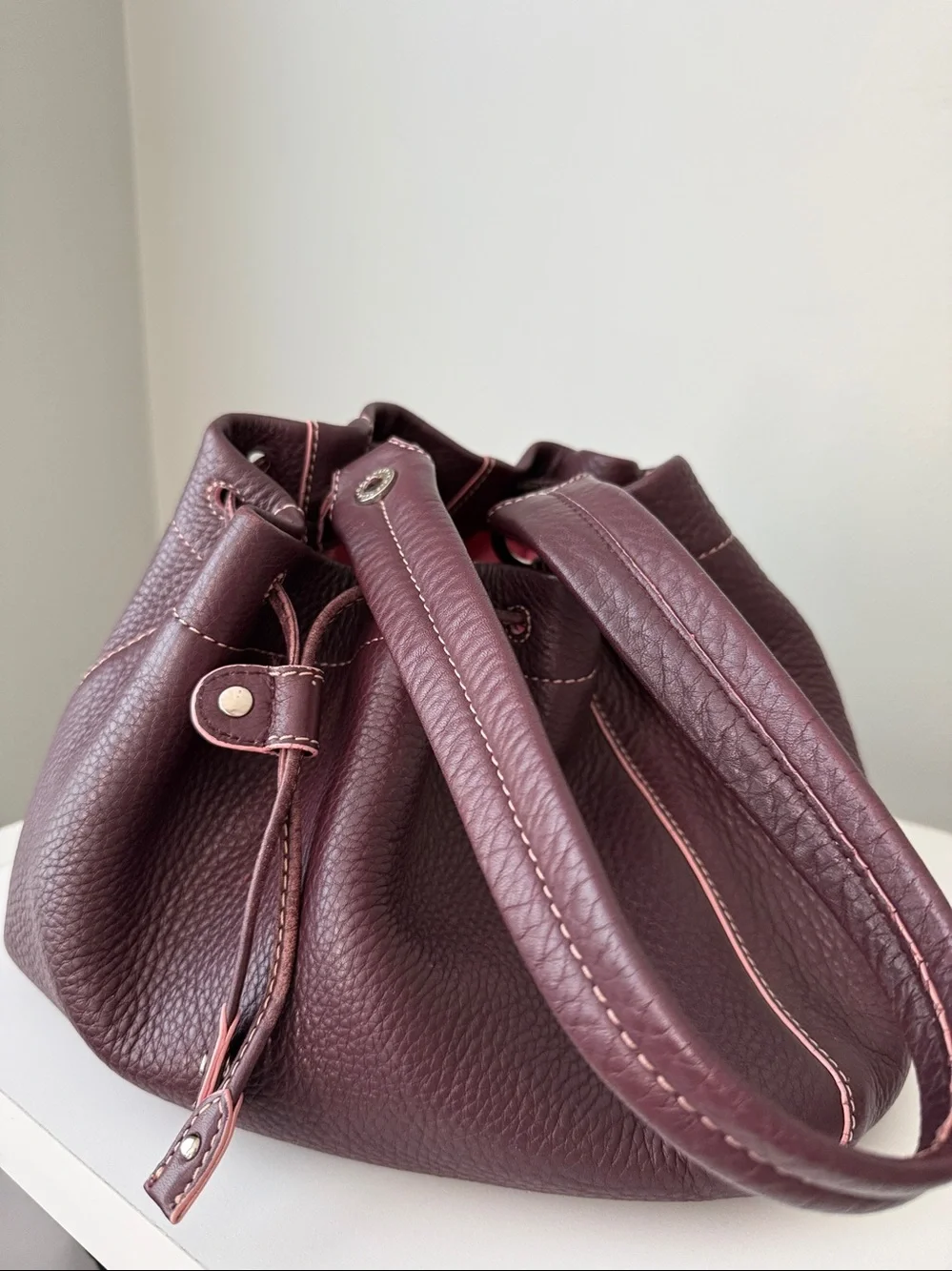 Cole Haan Leather bucket bag